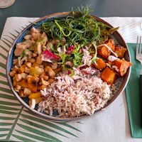 Dag hap een selectoe van diverse gerechten at Osteria L'Angolo Divino in Rimini