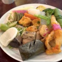 Lunch buffett  at Nhà Chay SoyV in Hanoi