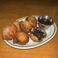 Deep fried oreos!  at Apres Surf Bar in Burleigh Heads