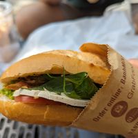 Mixed veggies sanwich at Banh Mi Xanh in Ho Chi Minh City