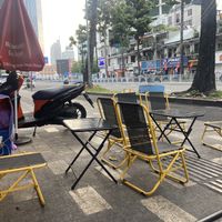 Comfortable seats  at Banh Mi Xanh in Ho Chi Minh City