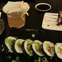 Shiitake yakitori & lucky belly  at Two Ten Jack in Chattanooga