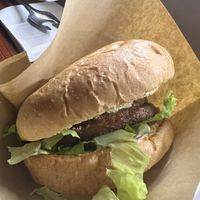 Vegman burger  at Vegman Streetfood Superhero - Pop Up in Milan