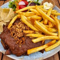 Vegan chicken saté at De Liefhebber in Delft