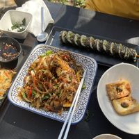 Japchae and Kimbap  at Seoul Food in Windhoek