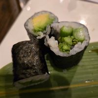 Asparagus and avocado rolls at Fuji Sushi in Bel Air