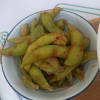 Edamame at Hachiko Ramen by Honda in Lisbon