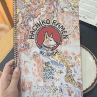 Menu  at Hachiko Ramen by Honda in Lisbon