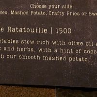 Ratatouille at Crafty Chameleon Brewhouse and Restaurant in Nairobi