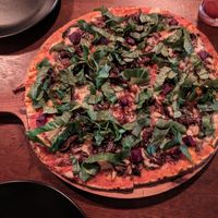 Mama mboga pizza at Crafty Chameleon Brewhouse and Restaurant in Nairobi