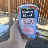 Frozen lemonade from the store part’s freezer  at Fort Spokane Store & Restaurant  in Davenport