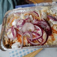 Vegan kapsalonziki at Pitabar Nijmegen in Nijmegen