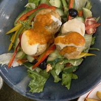 Falafel salad  at Mingle Cafe in Hue