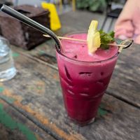 Vitamin boost drink at Mingle Cafe in Hue