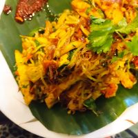 Tumeric vermicelli at Mingle Cafe in Hue