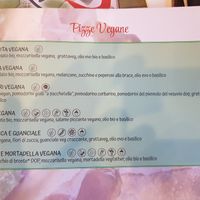 Menue at Assaje in Milan