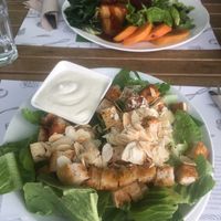 Caesar salad ❤️ at Zrno Bio Bistro in Zagreb