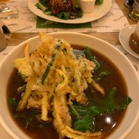 Soup and Gordon Bleu at Zrno Bio Bistro in Zagreb