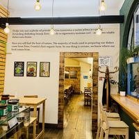 Interior at Zrno Bio Bistro in Zagreb