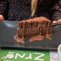 Chocolate tempation - don't be tempted, it's not good at Zrno Bio Bistro in Zagreb