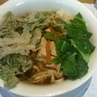 tamari ginger udon soup, perfect!! at Zrno Bio Bistro in Zagreb