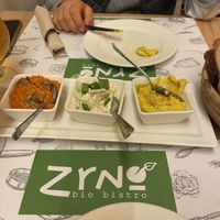 Three spreads (amazing)  at Zrno Bio Bistro in Zagreb