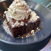 Brownie  at Zrno Bio Bistro in Zagreb