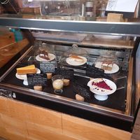 Cakes at Zrno Bio Bistro in Zagreb