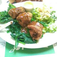 seitan at Zrno Bio Bistro in Zagreb