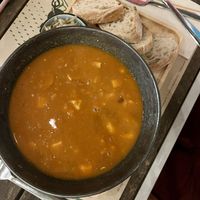 bean stew  at Zrno Bio Bistro in Zagreb