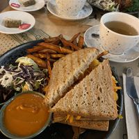 Tofu sandwich   at Zrno Bio Bistro in Zagreb