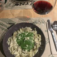 Greenpeace pasta  at Zrno Bio Bistro in Zagreb