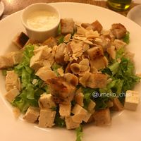 Cesar salad at Zrno Bio Bistro in Zagreb