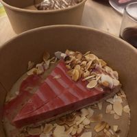 Raspberry pie (? Name)  at Zrno Bio Bistro in Zagreb