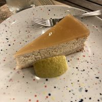Tofu lemon cake   at Zrno Bio Bistro in Zagreb