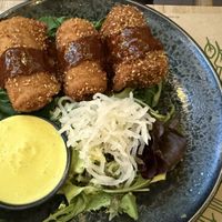 Tofu Cordon Bleu  at Zrno Bio Bistro in Zagreb