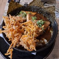 An excellent Japanese noodle bowl at Zrno Bio Bistro in Zagreb