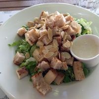 Cesar salad at Zrno Bio Bistro in Zagreb