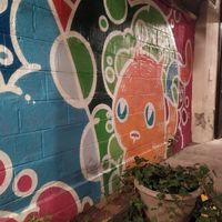 Mural & Ivy at Zrno Bio Bistro in Zagreb