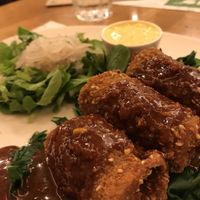 Cordon bleu at Zrno Bio Bistro in Zagreb