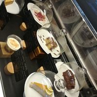 Some of the deserts at Zrno Bio Bistro in Zagreb