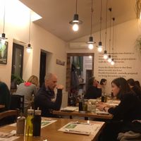 Interior at Zrno Bio Bistro in Zagreb