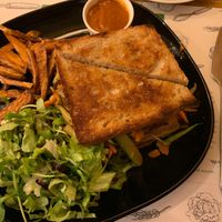 Tofu sandwich  at Zrno Bio Bistro in Zagreb