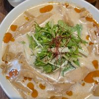 Soy milk very spicy ramen at Menya Shirakawa Bettei in Gifu