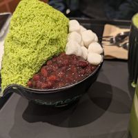 Matcha bingsu at Super Matcha - Starfield Suwon Flagship Store in Suwon