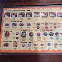 Menu at CHEKAFE in Nairobi