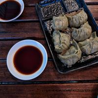 Veg dumplings at CHEKAFE in Nairobi
