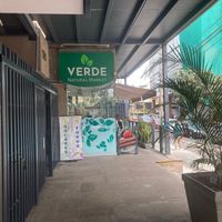 Entrance at Verde Natural Market in Lima