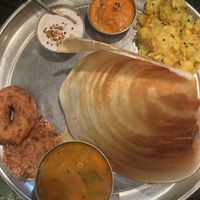 Dosa set ¥2000 sooo yummy !!  at Malabar Kitchen in Kobe