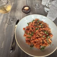 Vegan vodka pasta   at Campana in Portland